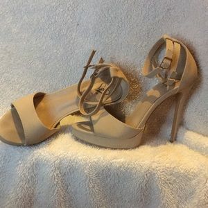 Windsor Elevated Desire Patent Peep Toe Stiletto Heels